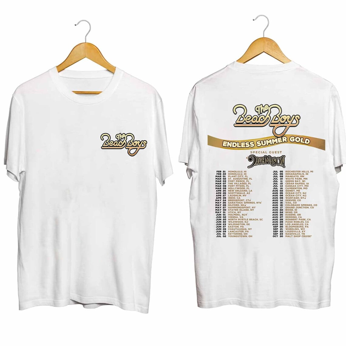 Beach Boys Endless Summer Gold 2024 Tour Shirt, Beach Boys Band Fan