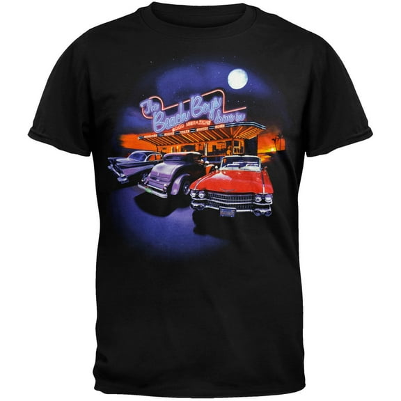 Beach Boys Men's Drive In 2010 Tour Soft Short Sleeve T Shirt