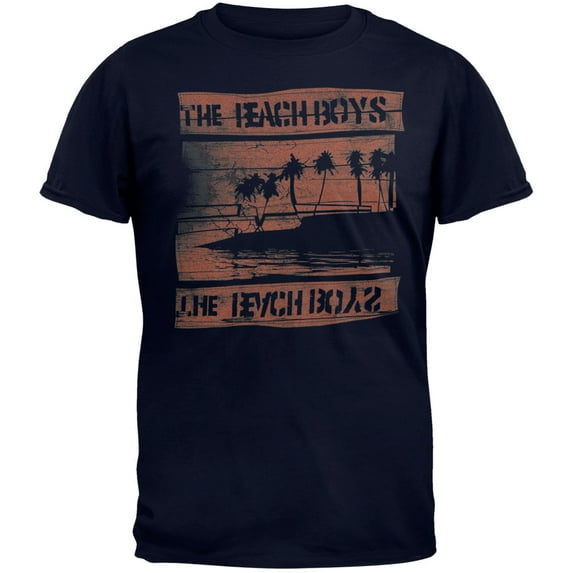Beach Boys Men's Night Beach Tour Soft Short Sleeve T Shirt