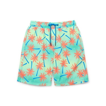Beach Bros. Boys Swim Trunks with Compression Liner, Sizes 8-14