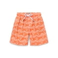 thumbnail image 1 of Beach Bros. Boys Printed Swim Trunks with Breathable Mesh Liner and Elastic Waist, Sizes 5-7, 1 of 3