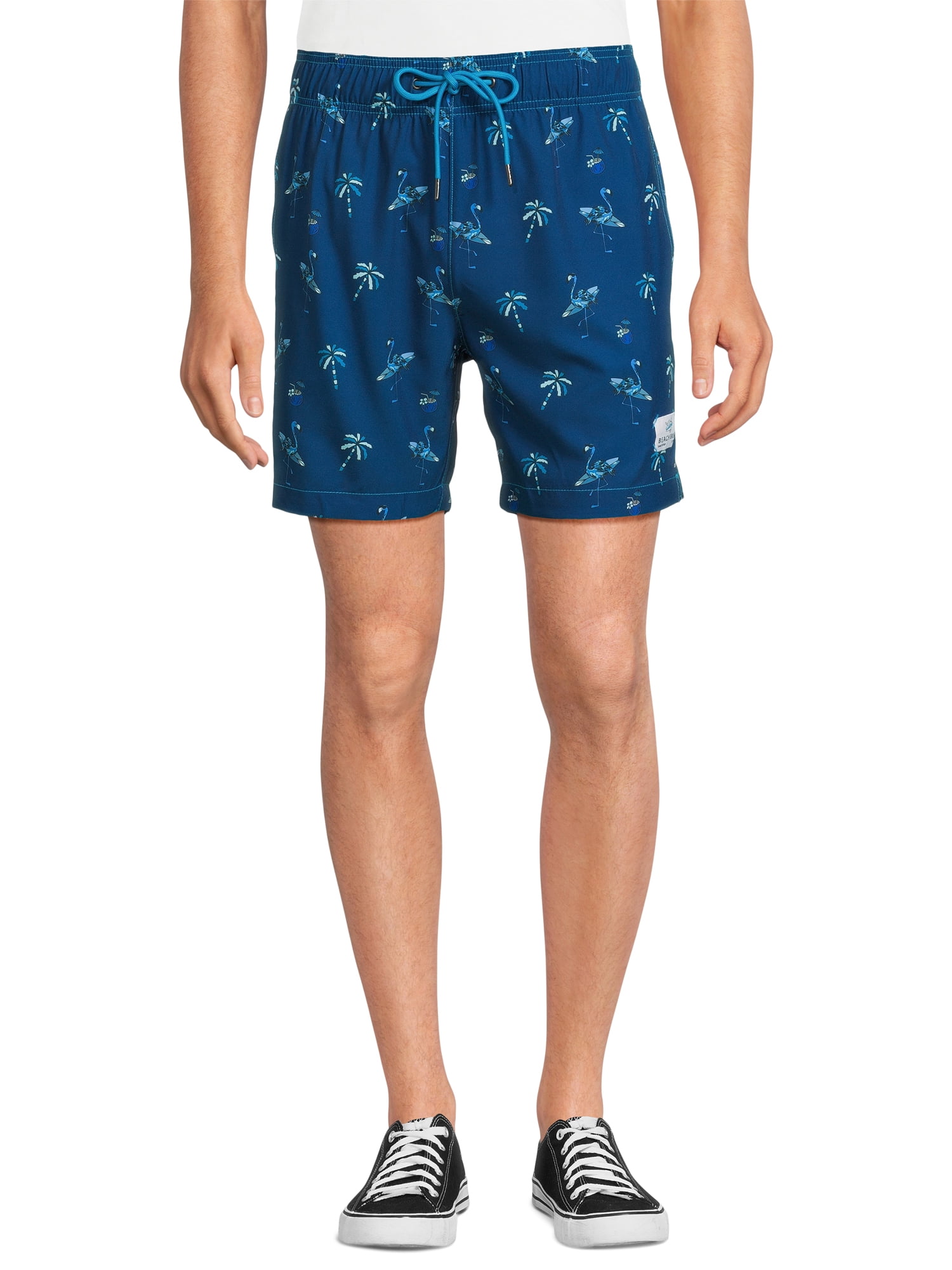 Beach Bros. Men's Novelty Print Swim Trunks with Stretch, 6.5" Inseam, Sizes S-2XL
