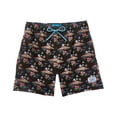 thumbnail image 1 of Beach Bros mens  Volcano Clouds Swim Trunk, XL, Black, 1 of 3