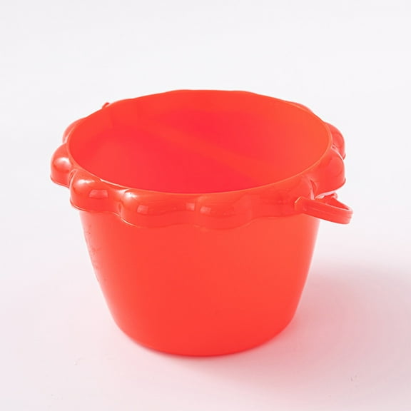 Beach Bucket, Travel Sand Toys for Daughter and Son Outdoor, Beach Vacation Essentials, Camping Traveling, Fun Summer Activities Red