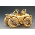 thumbnail image 1 of Beach Buggy Swarovski Crystal Gold Figure Ornament, 1 of 1