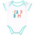 thumbnail image 1 of Pavilion Gift Company - Beach Bum - 12-24 Month Aqua Trimmed Bodysuit, 1 of 8