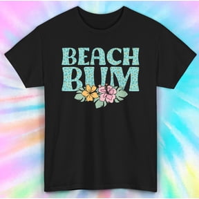 Beach Bum Floral Design | Summer Casual T-Shirt | S-5XL