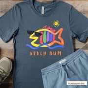 Beach Bum Graphic Tee Unisex Cotton Nature Shirt