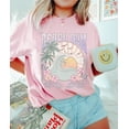 thumbnail image 1 of Beach Bum Shirt, Gift For Her, Beach Waves Tee, Preppy TShirt, Retro Beach Happy Vibes Tshirt Summer Sunset Pastel Shirt, 1 of 5