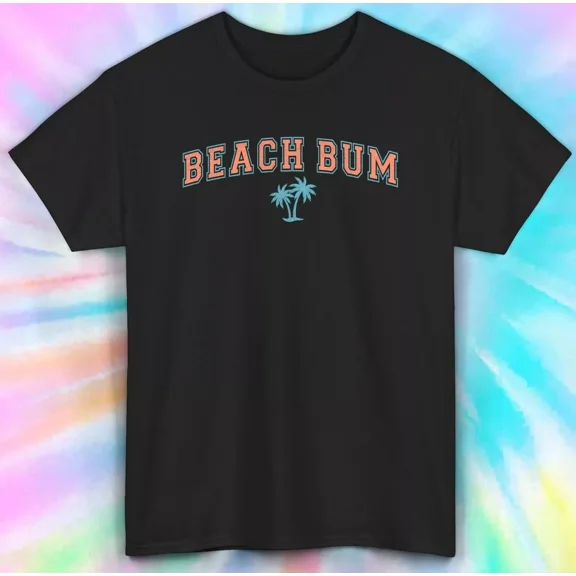 Beach Bum Shirt, Tropical Palm Tree Summer