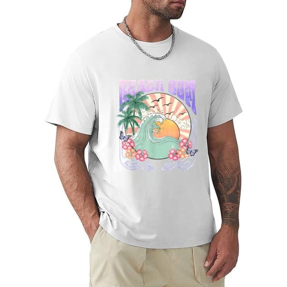 Beach Bum Sunset Summer Vacation Hawaii Family Holiday Trip T-shirt, for men & women, up to size 5XL.