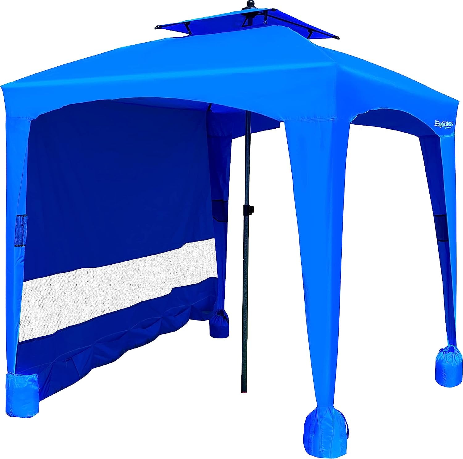 Beach Cabana Canopy Shelter Cool Sun Shade Tent 6’ X 6’ UPF 50 Waterproof Easy Setup