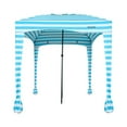 thumbnail image 1 of Beach Canopy Cabana with One Side Detachable Cover Large Space 6x6 ft Waterproof and UPF UV 50+, 1 of 12