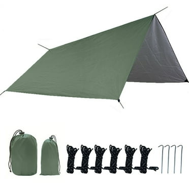 Beach Canopy Tent Sun Shade with UPF 50+ UV Protection, Beach Tent Sun Shelter with Sandbags, Poles and Ground Pegs and Anti-Wind Ropes for Outdoor, Camping, Backyard and Picnics