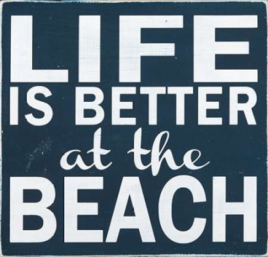 Beach Canvas Art - Erin Deranja (24 x 24)