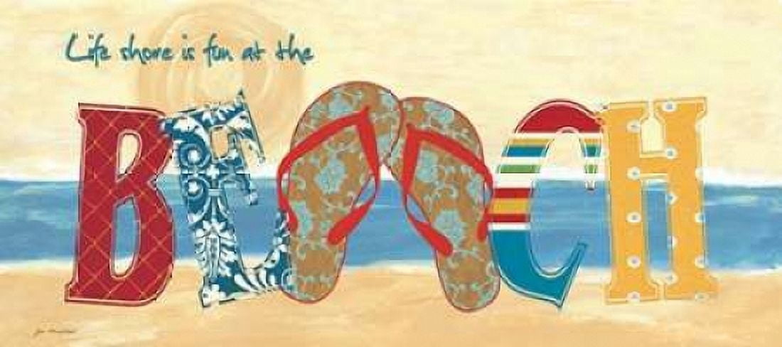 Beach Canvas Art - Jo Moulton (10 x 20)