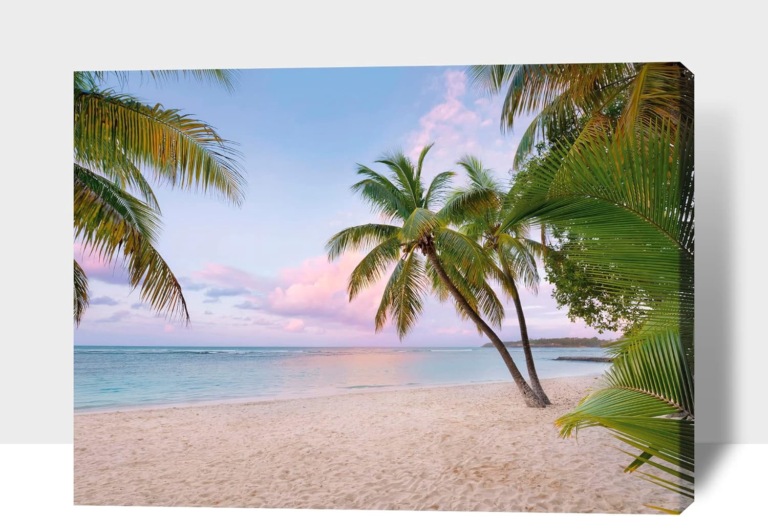 Beach Canvas Wall Art, Ocean Pictures Coastal Art Painting for Living ...