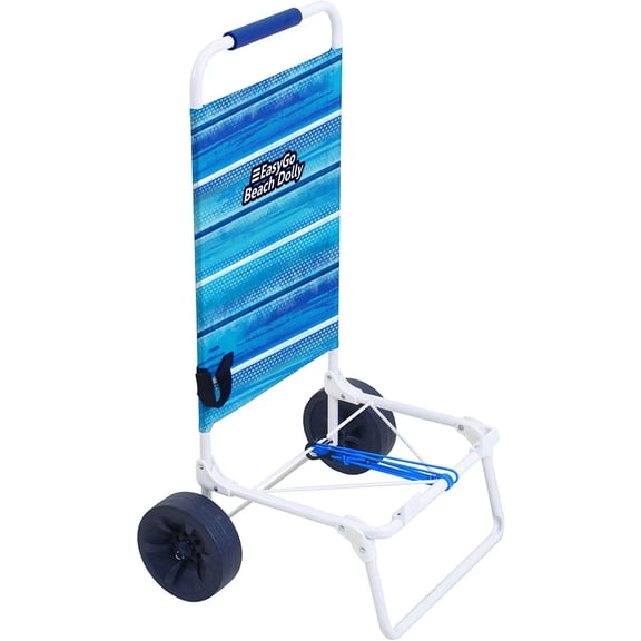EasyGo Products Deluxe Dolly Cart, Blue 50 lb Max Weight 50 lb "UOM" Max Weight Fabric