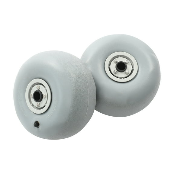 Beach Cart Wheels - 9'' Balloon Beach Sand Tires, Grey Inflatable Beach Wheels (0.87in, Grey)
