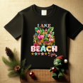 thumbnail image 1 of Beach Cartoon T-shirt Design: Lake Life PNG (Instant Download), 1 of 2