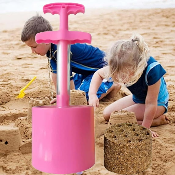 Beach Castle Honeycomb Sandcastles,Sand Castle Toys For Beach,Plastic Sandbox Tools For Outdoor Interactive & Learning