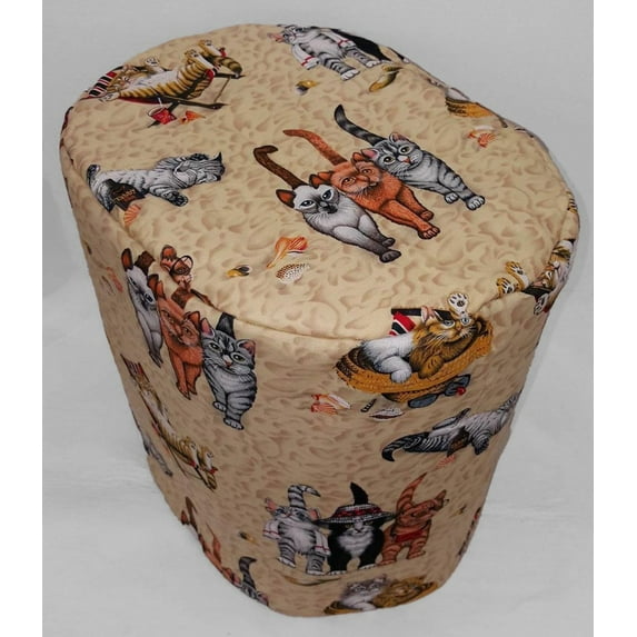 Beach Cats Cover Compatible with Keurig Coffee Maker (All Beach Cats, Duo Plus 5200)