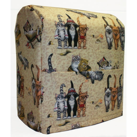 Beach Cats Cover Compatible with Kitchenaid Stand Mixer by Penny's Needful Things (All Lift Bowl Models, All Beach Cats)