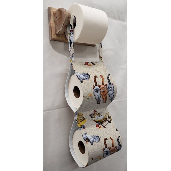 Beach Cats Toilet Paper Holder by Penny's Needful Things