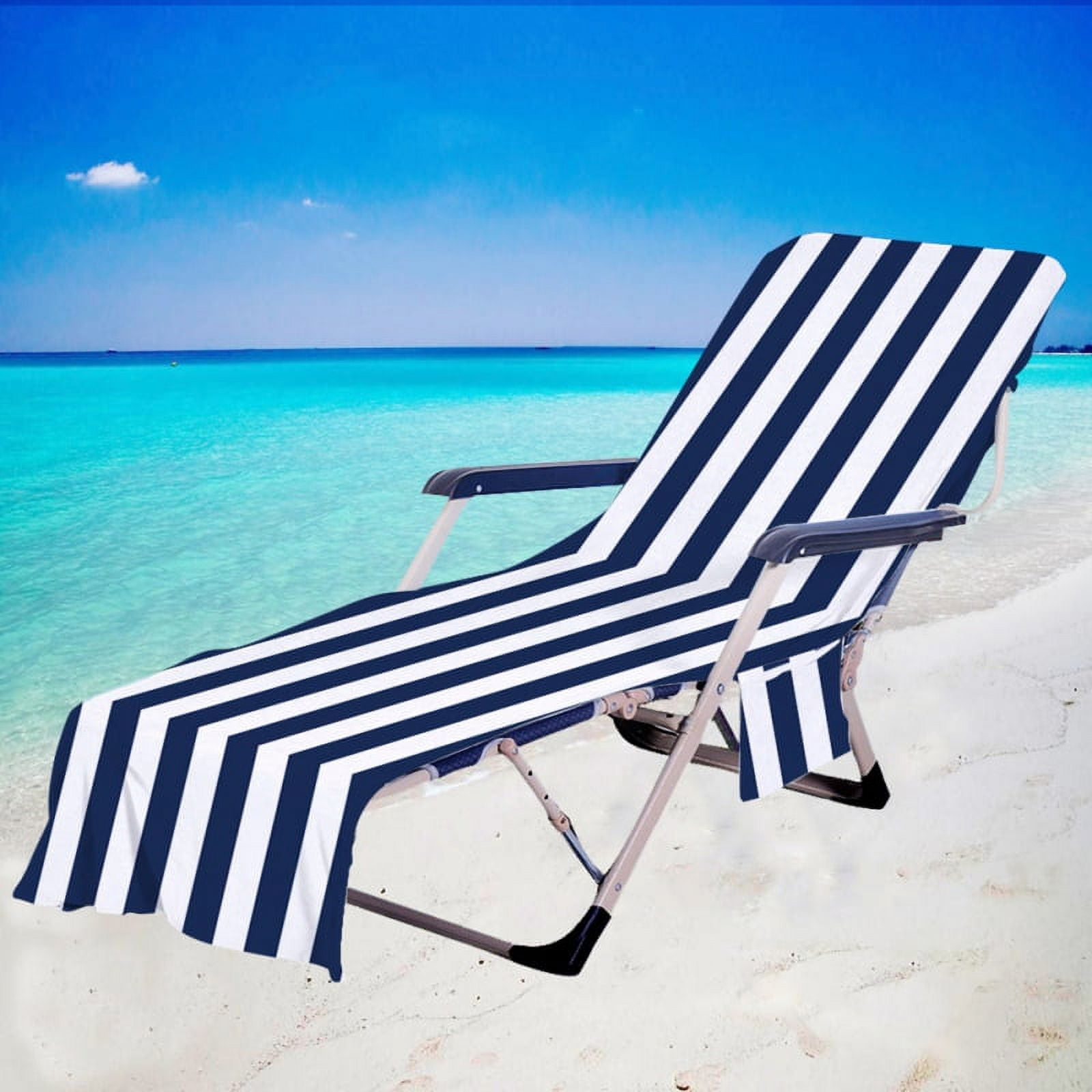 Lounge chair towels with pockets hotsell