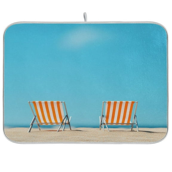 Beach Chairs Dish Drying Mat Kitchen Mats Microfiber Counter Absorbent Dish Pad Drainer Rack