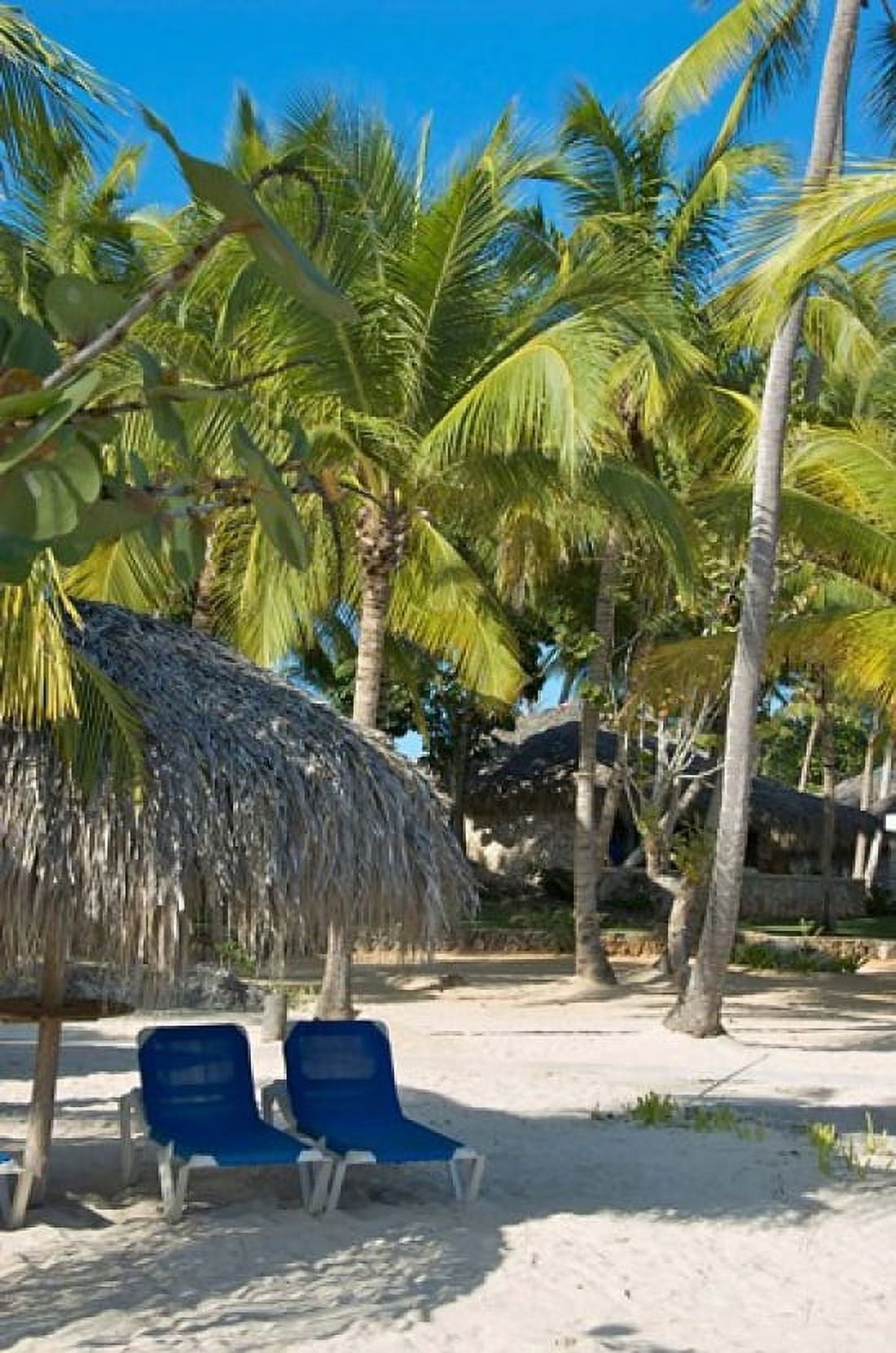 Beach Chairs Viva Wyndham Dominicus Beach Bayahibe Dominican Republic Canvas Art - Lisa S Engelbrecht DanitaDelimont (18 x 27)