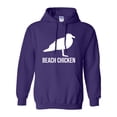 thumbnail image 1 of Beach Chicken Adult Hooded Sweatshirt, 1 of 1