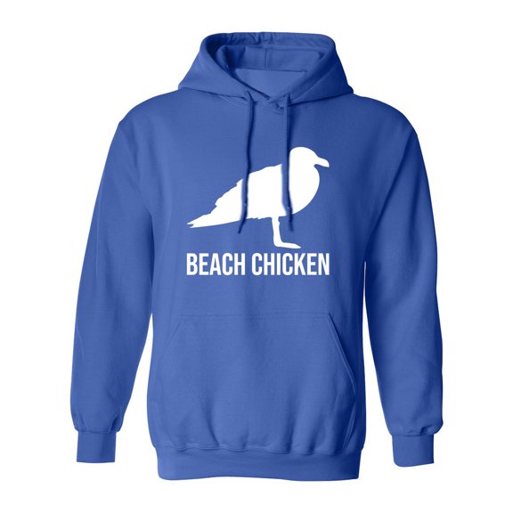 Beach Chicken Adult Hooded Sweatshirt