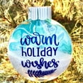 thumbnail image 1 of Taicans Beach Christmas Ornament - 'Christmas By The Sea' Ball (2.7in),Unique Seaside Holiday Tree Decoration,Perfect Gift for Beach Lovers,Handmade Hanging Ornament for Coastal Christmas Decor,2D, 1 of 6