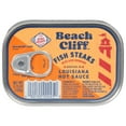 thumbnail image 1 of Beach Cliff Wild Caught Fish Steaks in Louisiana Hot Sauce, Gluten Free, 15g Protein per Serving, Bite Sized Herring, Shelf Stable Can, 3.75 oz, 1 of 7
