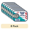 (8 pack) Beach Cliff Sardines in Soybean Oil, 3.75 oz Can, Shelf Stable