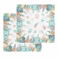 thumbnail image 1 of Beach Coastal Kitchen Dish Towels for Drying Dishes Set of 2, Summer Coral Starfish Nautical Ocean Waffle Weave Microfiber Hand Tea Bathroom Towels Quick Dry & Absorbent Towel 12x12, 1 of 7