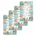 thumbnail image 1 of Beach Coastal Kitchen Dish Towels for Drying Dishes Set of 4, Summer Coral Starfish Nautical Ocean Waffle Weave Microfiber Hand Tea Bathroom Towels Quick Dry & Absorbent Towel 15.7x23.6, 1 of 7