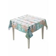 thumbnail image 1 of Beach Coastal Suqare Tablecloth - 54 x 54 Inch, Summer Coral Starfish Nautical Ocean Retro Waterproof & StainResistant Tablecloth, Washable Oil-proof Table Cover for Dining/Party/Wedding/Buffet, 1 of 9