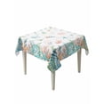 thumbnail image 1 of Beach Coastal Suqare Tablecloth - 54 x 54 Inch, Summer Coral Starfish Nautical Ocean Waterproof & StainResistant Tablecloth, Washable Oil-proof Table Cover for Dining/Party/Wedding/Camping/Buffet, 1 of 9