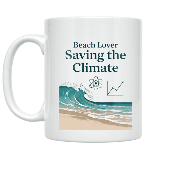 Beach Conservation Themes - Beach Lover - 11 oz Ceramic Coffee Mug