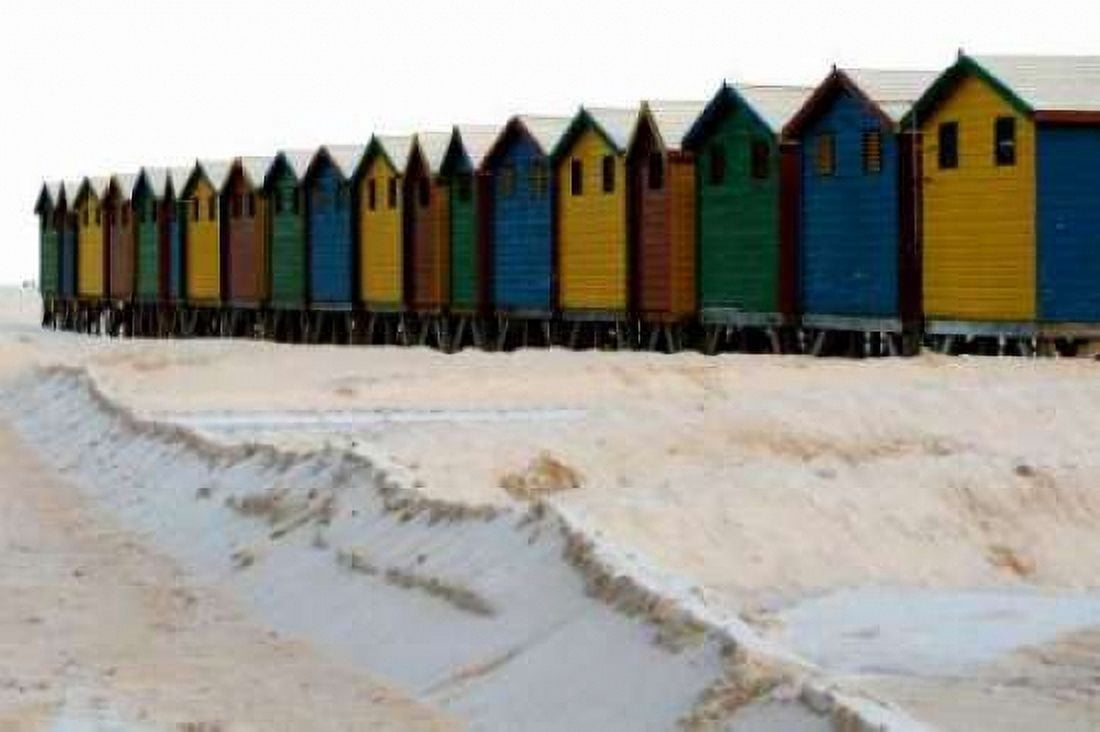 Beach Cottages II Canvas Art - Dana Underdahl (24 x 36)