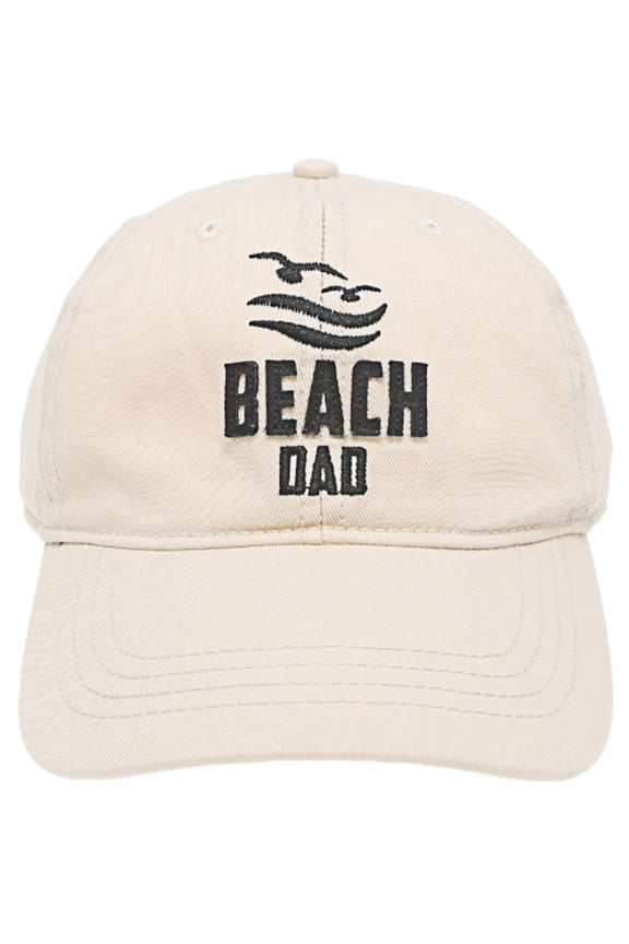Beach Dad - Beige Adjustable Hat