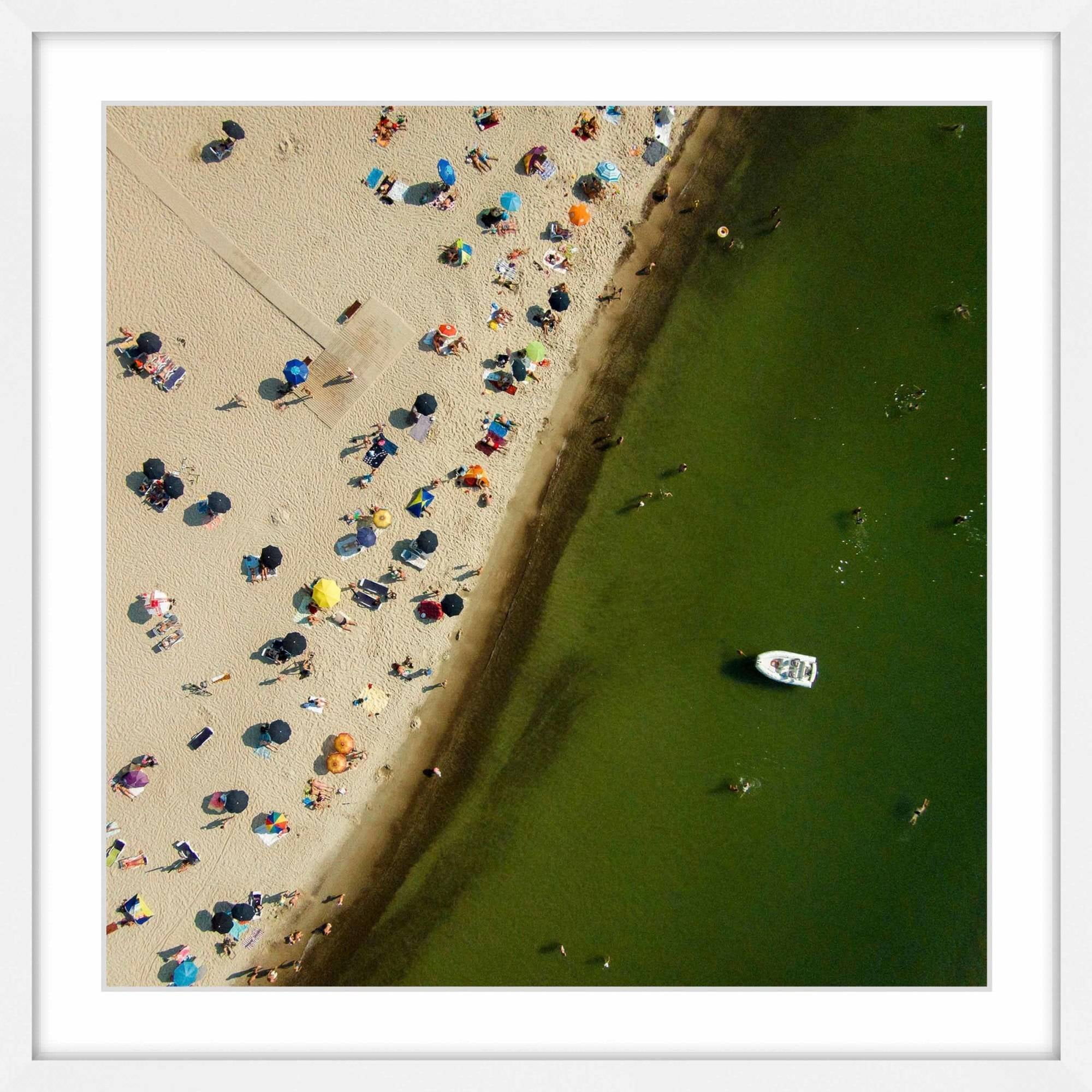 "Beach Day" Framed Painting Print