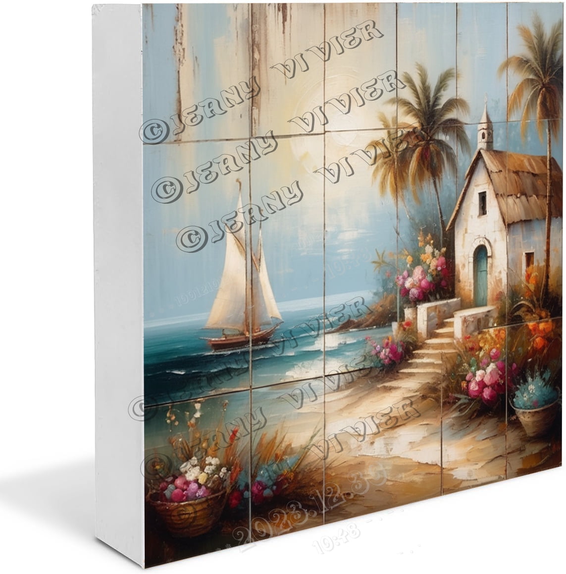 Visual Reference: Beach Decor Signs Beach House Wooden Box Sign Rustic Farmhouse