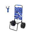 thumbnail image 1 of Beach Dolly with Big Wheels for Sand, 15.4" x 15.7" Cargo Deck, w/ 10" PE Solid Wheels, 69LBS Loading Capacity Folding Sand Cart, Heavy Duty Cart for Picnic, Beach, Fishing, Camping, Gardening, 1 of 5