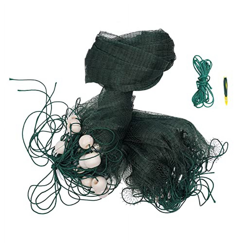 Beach Drag Net Pull Net Mesh Fishing Net Trawl with Float Bobbers Lead ...