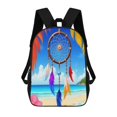 Beach Dreamcatcher Scene(1) 17in Backpack 3D Print Student Large ...