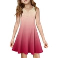 thumbnail image 1 of Beach Dresses for Girls Size 7-8 Summer Floral Print Sleeveless Sundress Comfy Crew Neck Tank Dresses Beach Cover Up Dress, 1 of 6