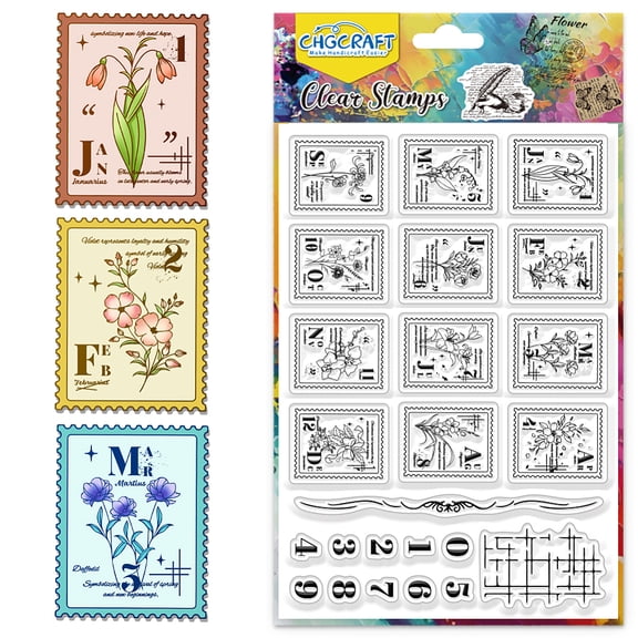 Beach Elements Clear Stamp Transparent Ocean Animals Stamps for DIY Scrapbooking Photo Album Decorative Cards Making Mixed Shapes 6.3x4.3inch for DIY